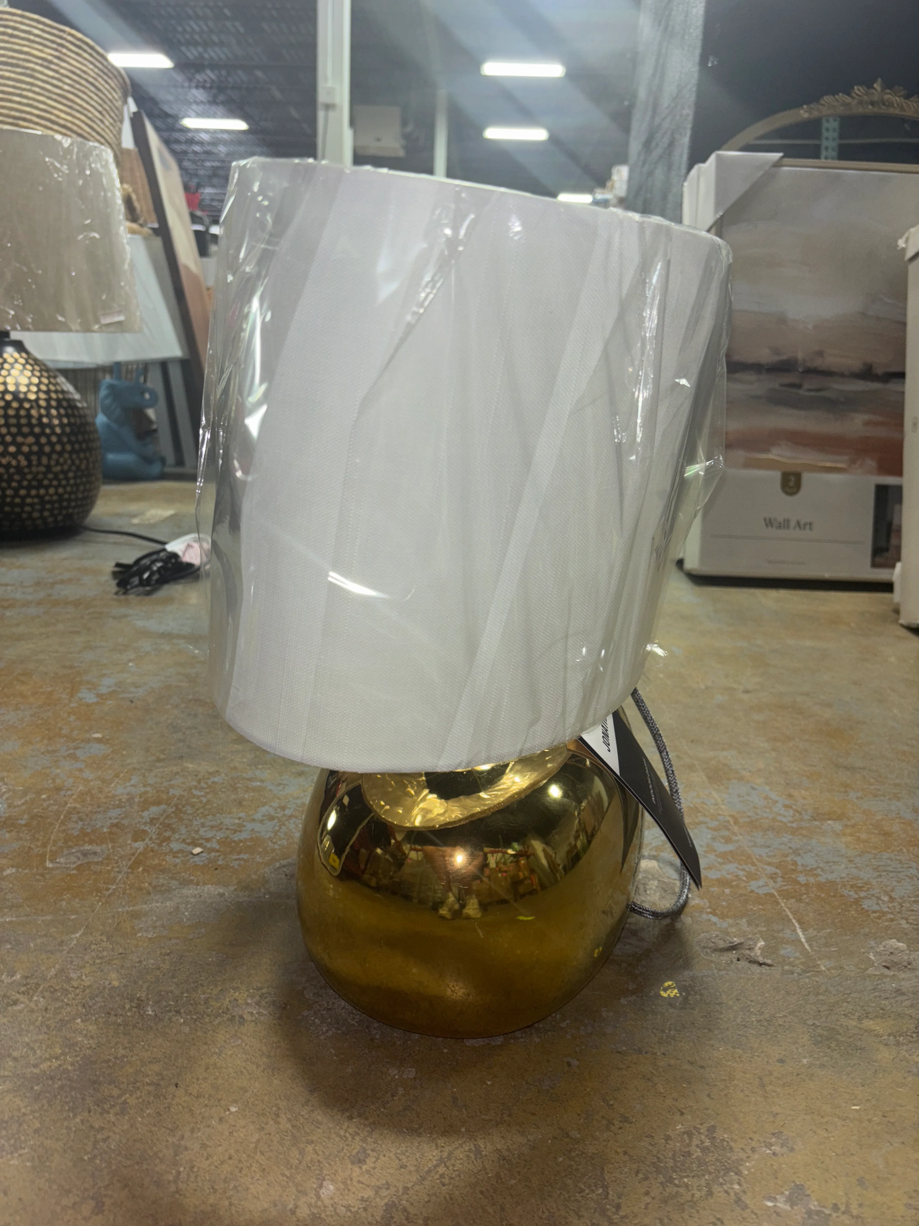 JONATHAN Y Calix 20" Mid-Century Glam Ceramic/Iron SHOWROOM ITEM - Image 3