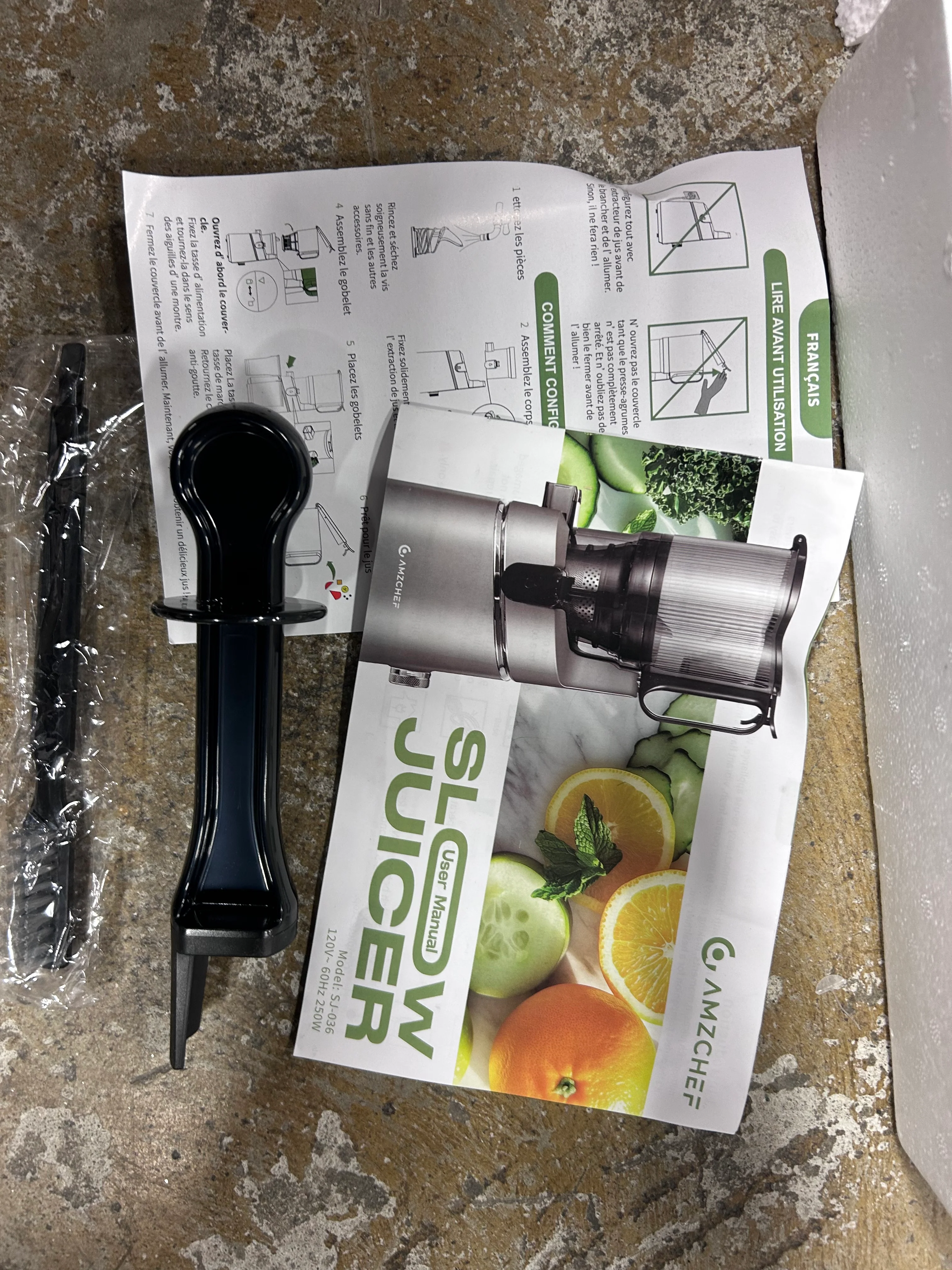 Juicer Machines, Extra Self-Feeding Cold Press Juicer - Image 7