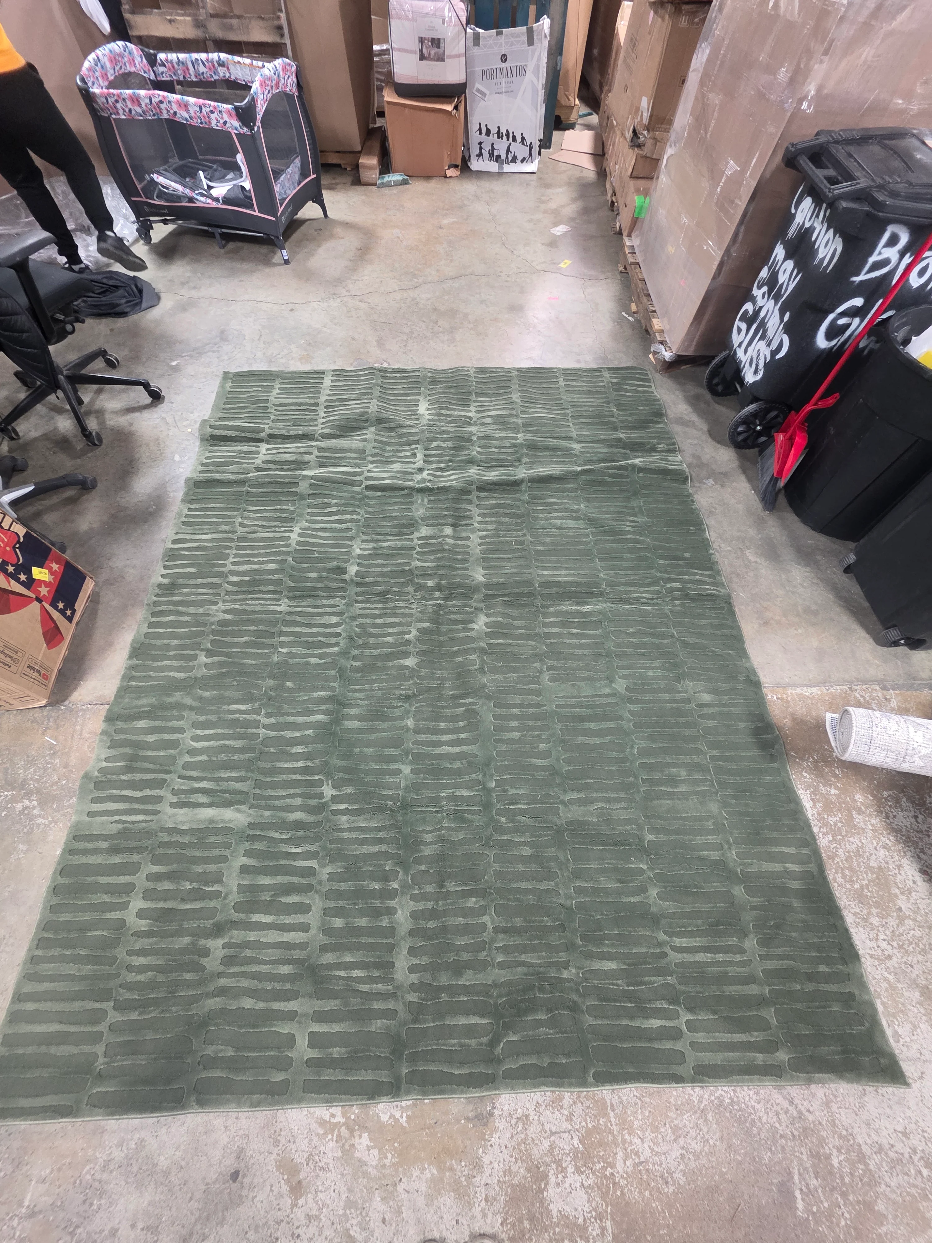 Kailani Geometric Machine Washable Area Rug 8x10 - Image 6