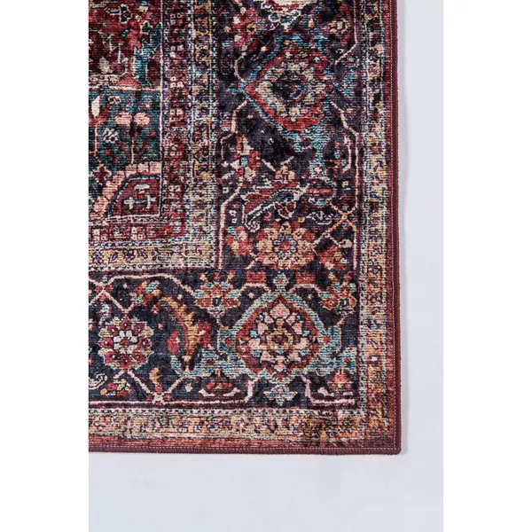 Karachi Alai Rug Burgundy 6'x9' - Image 4