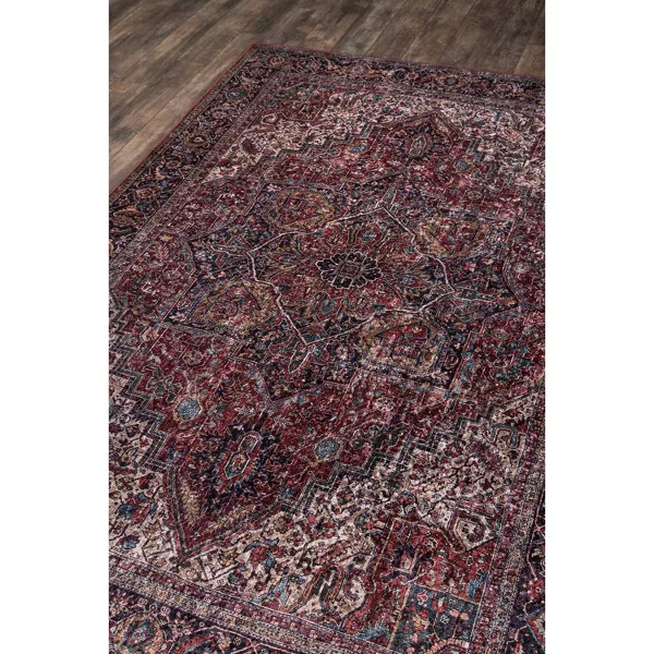 Karachi Alai Rug Burgundy 6'x9' - Image 5