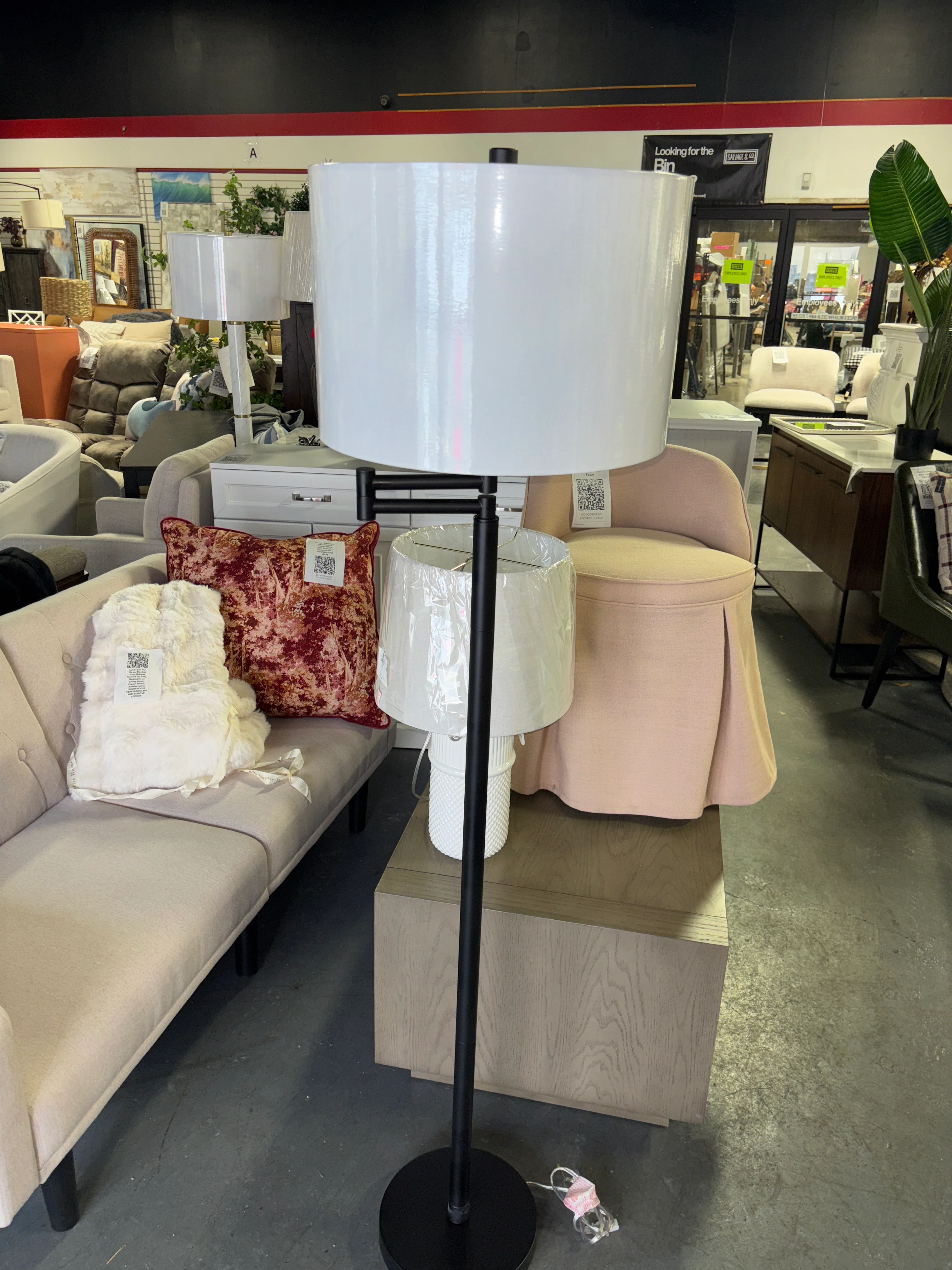 Kaysah Camden Swing Arm Floor Lamp SHOWROOM ITEM - Image 2