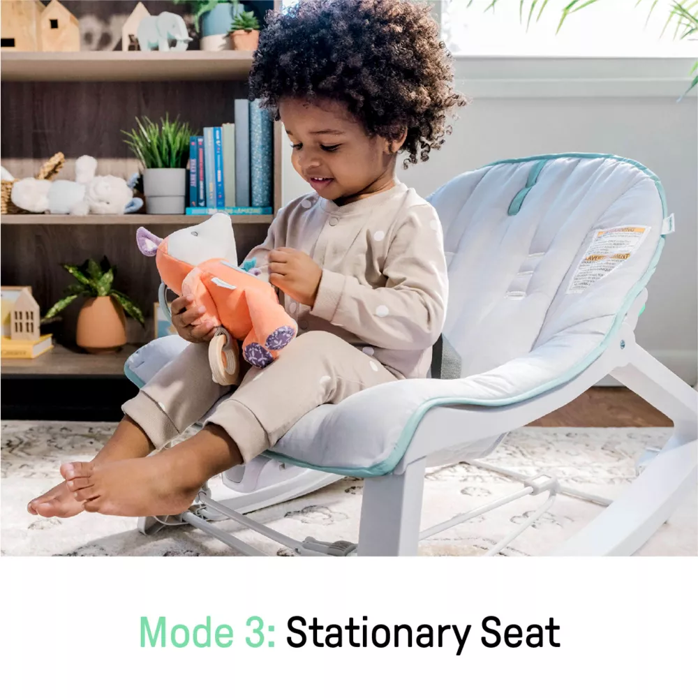 Keep Cozy 3-in-1 Grow with Me Baby Bouncer, Rocker & Toddler Seat - Weaver - Image 2