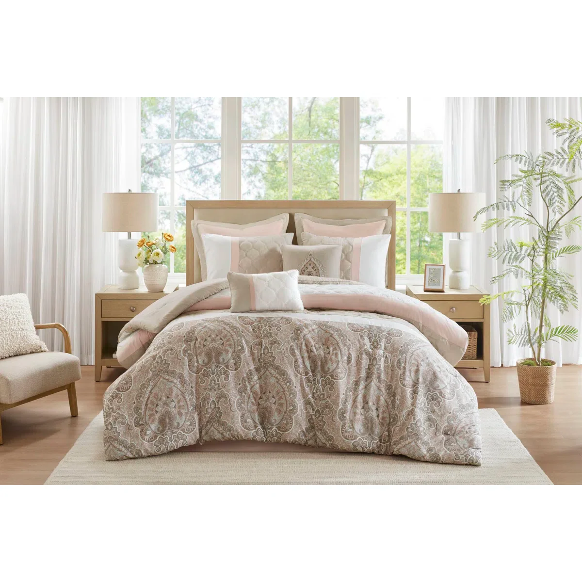 Keller 8 Piece Comforter Set King - Image 5
