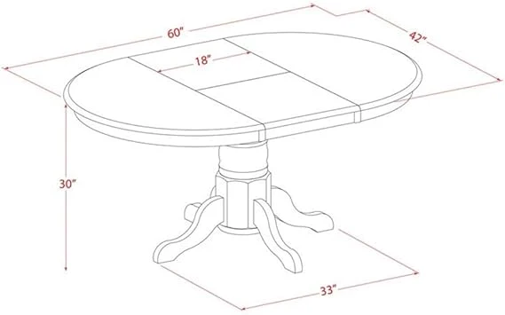 Kenley Modern Kitchen TABLE TOP ONLY - Image 2