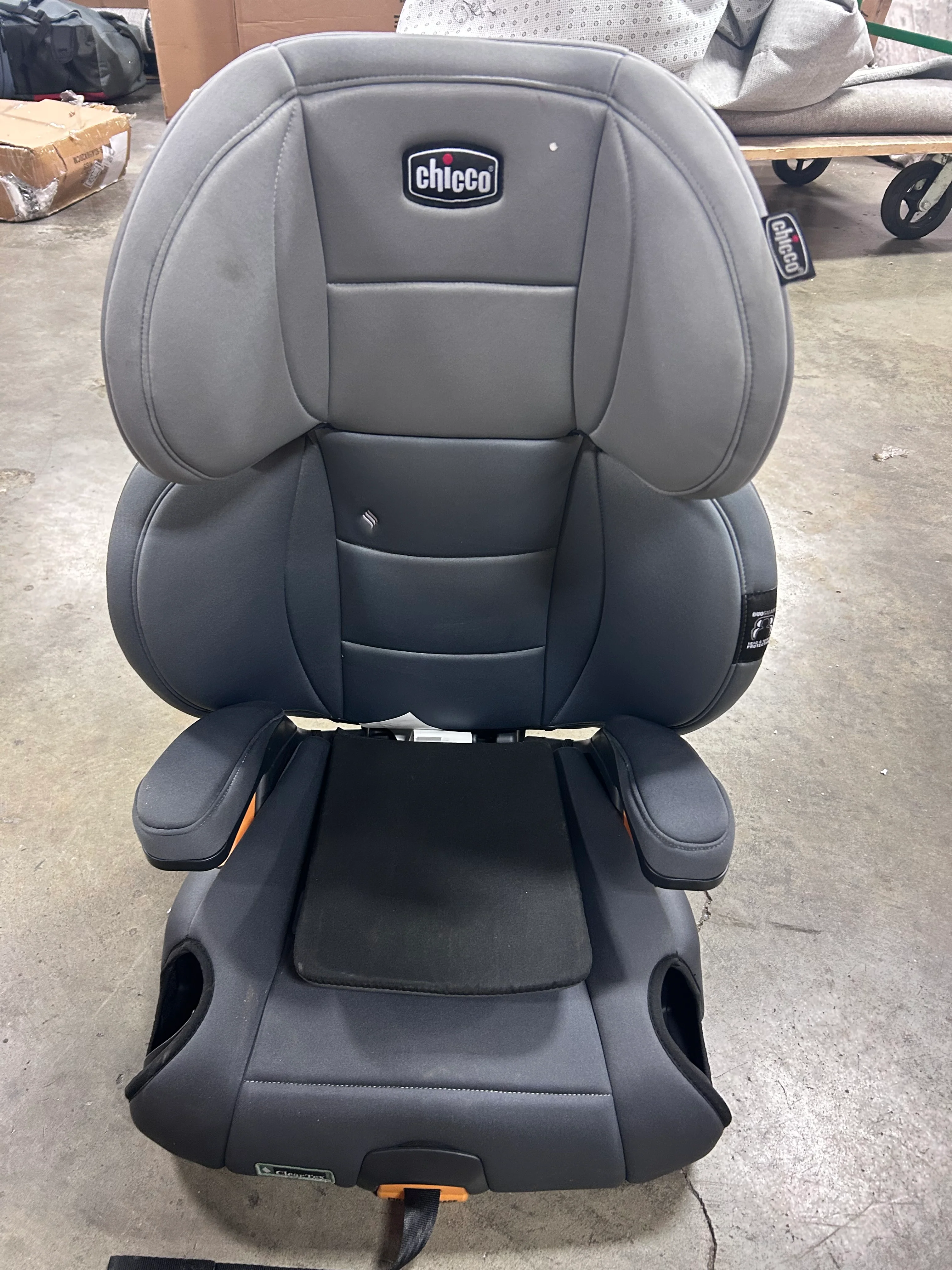 KidFit ClearTex Plus 2-in-1 Belt Positioning High Back Booster Car Seat - Drift - Image 8