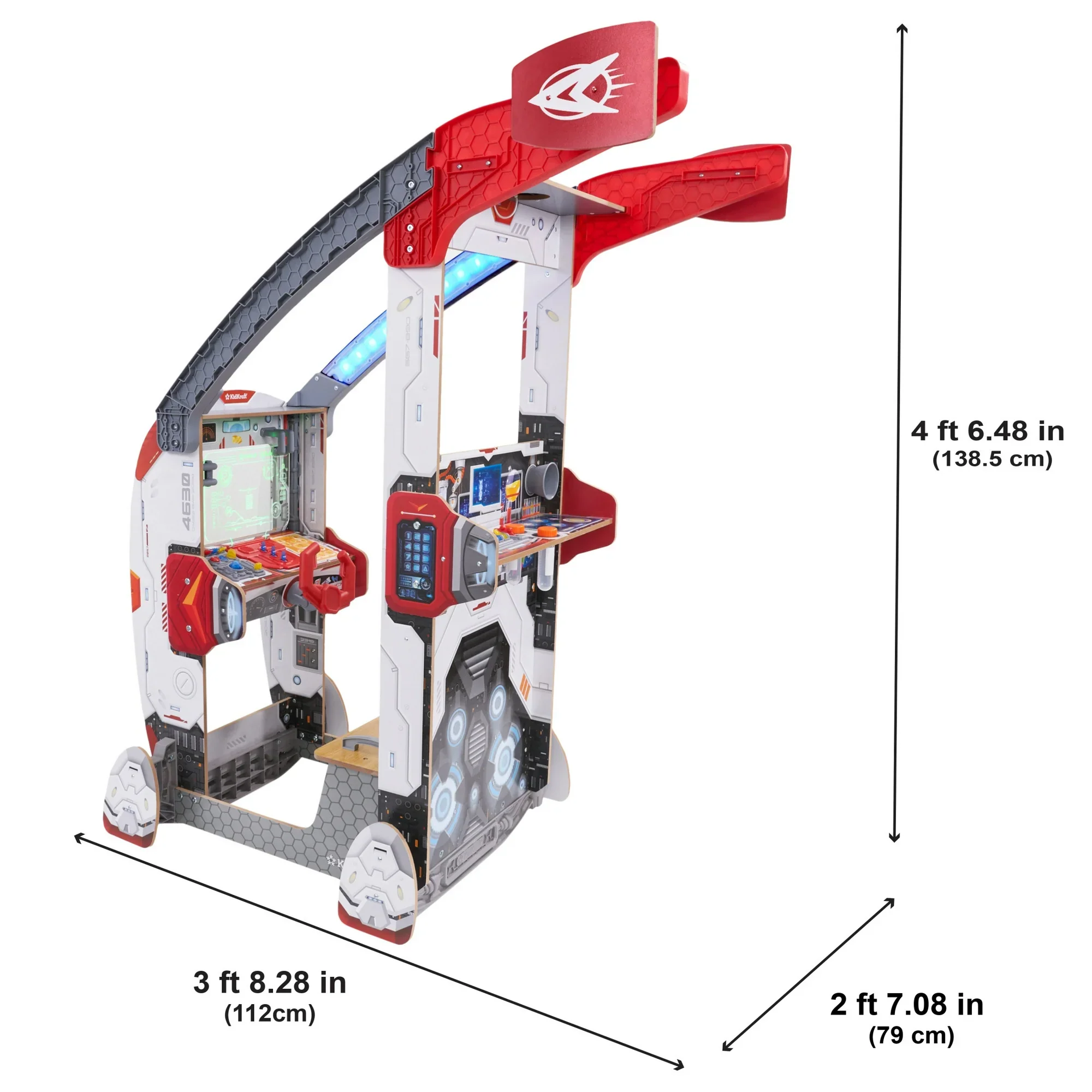 KidKraft Ultimate Spaceship Wooden Pretend Play Set, SHOWROOM ITEM - Image 2