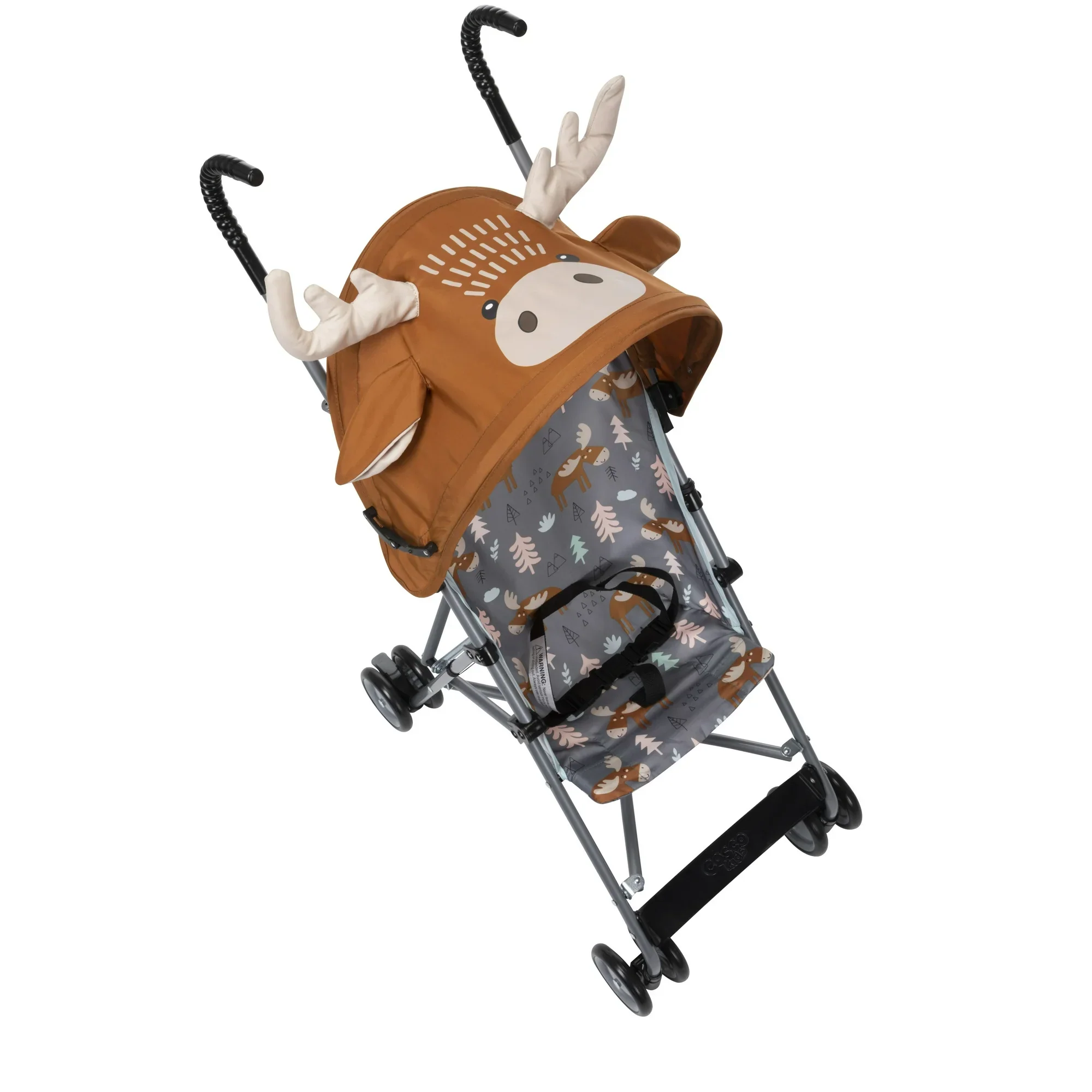 Comfort Height Toddler Umbrella Stroller with Canopy, Moose - Image 2