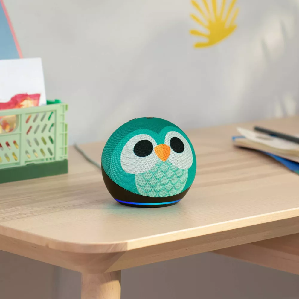 Kids Echo Dot (5th Gen 2022) - Owl - Image 2