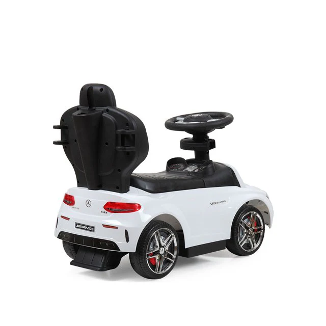Kids Ride On Push Car, 3 in 1 Convertible Baby Toddler Stroller, Battery Powered Kids Electric Vehicles Toy for Children Boys & Girls - Image 3