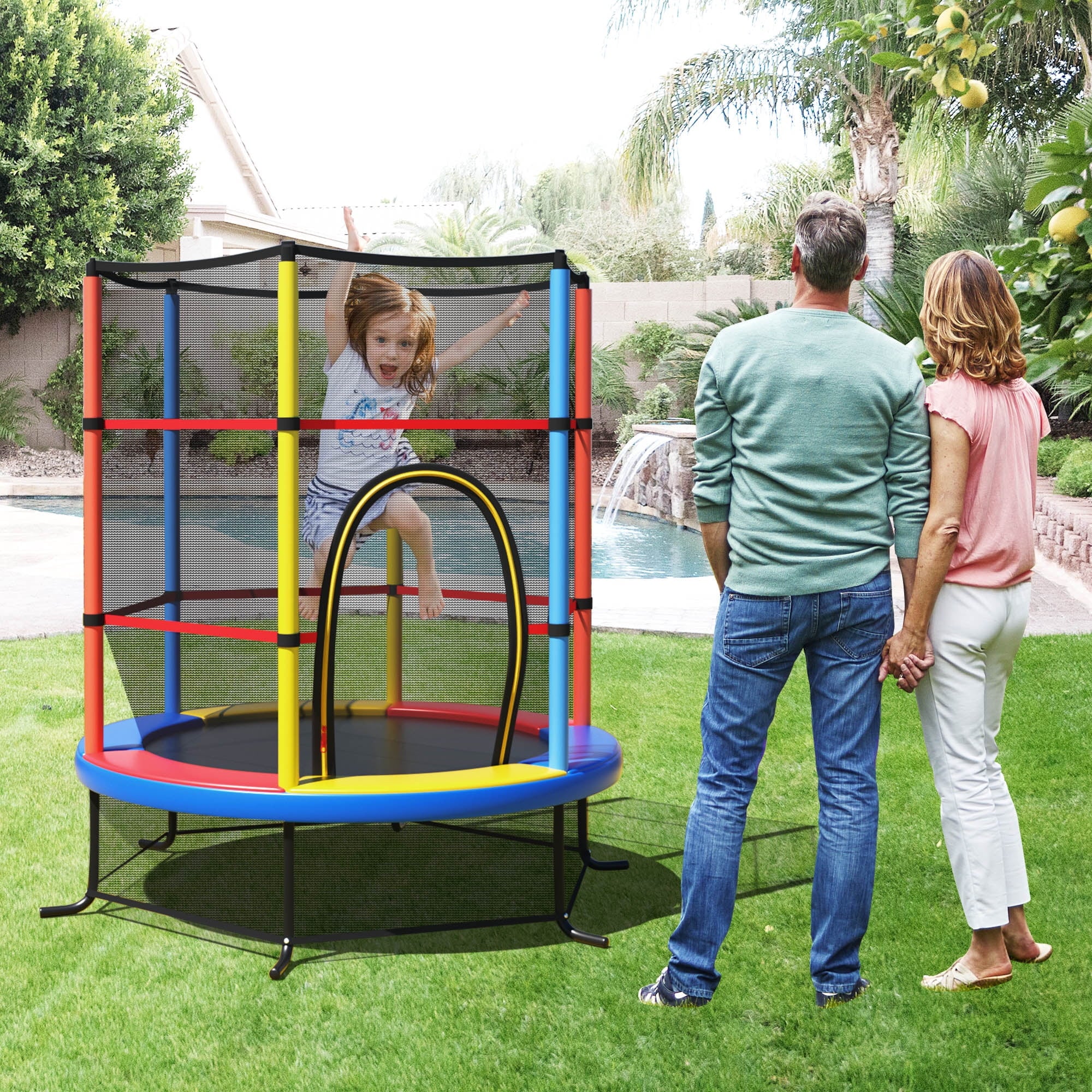 Kids Trampoline Bouncing Jumping Mat - Image 4