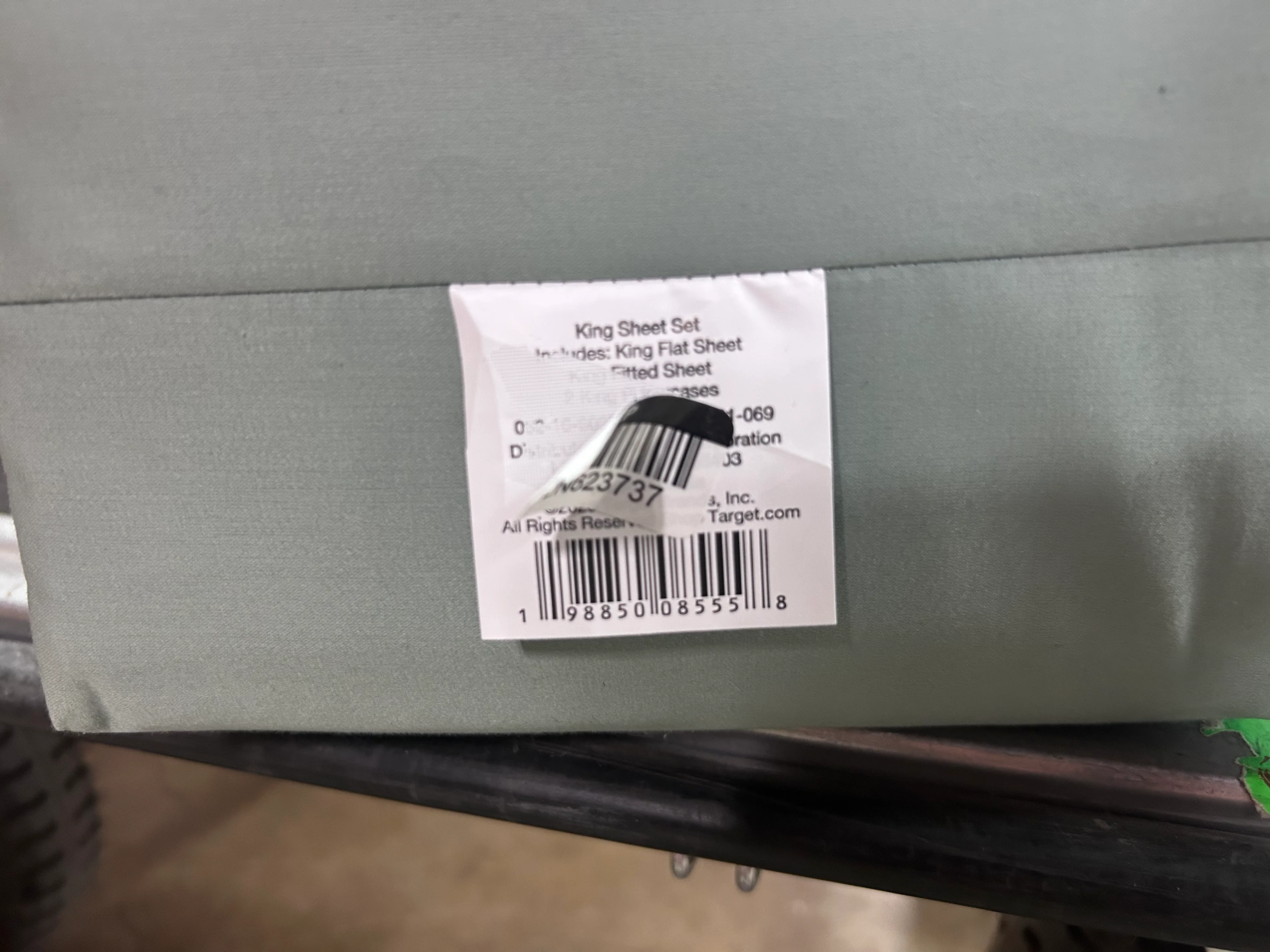 King 800 Thread Count 4pc Hotel Collection Sheet Set Single Baratta Light Teal Green - Image 5