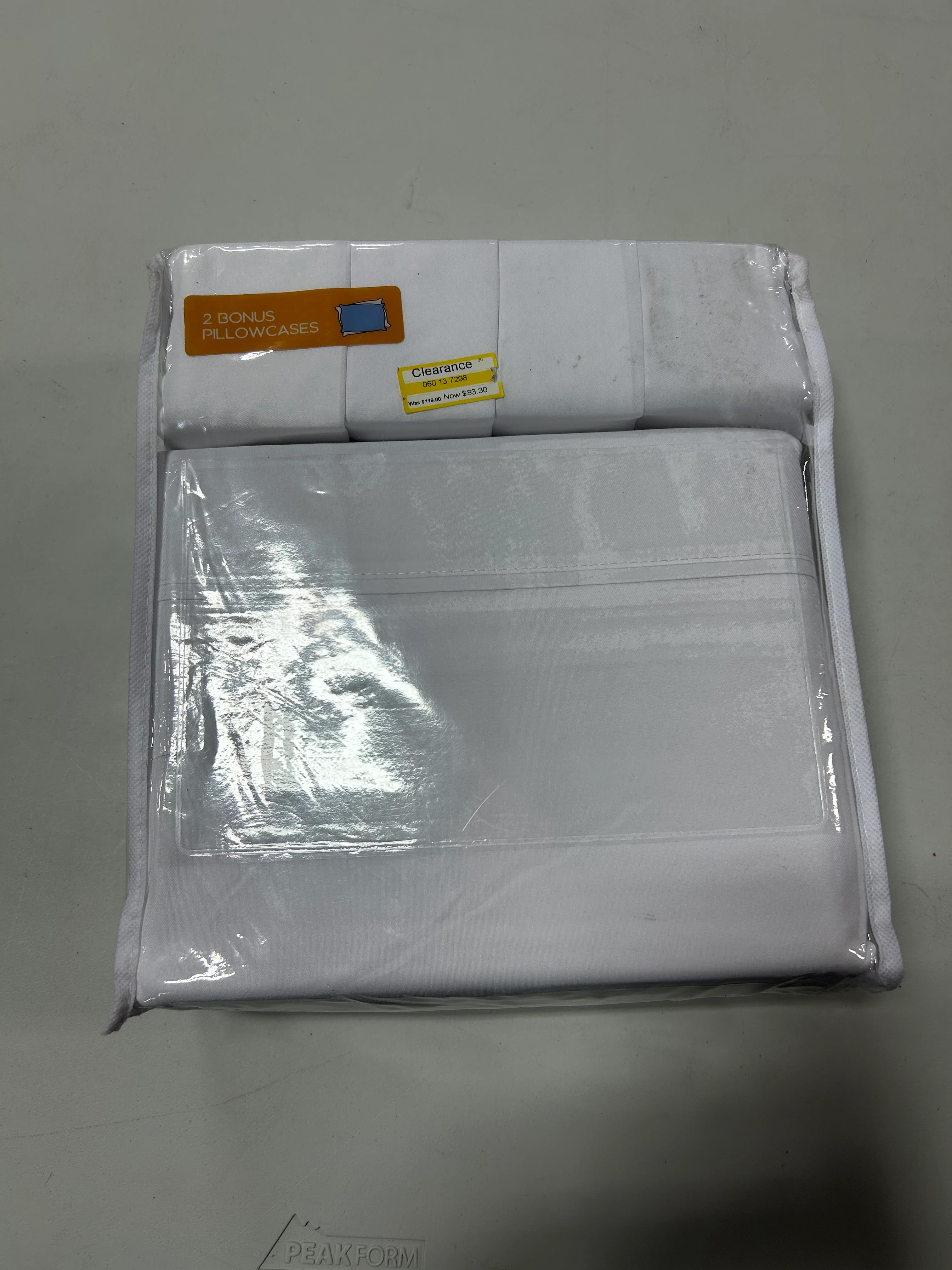 Heavyweight Linen Blend Comforter & Sham Set White King/California King - Image 6