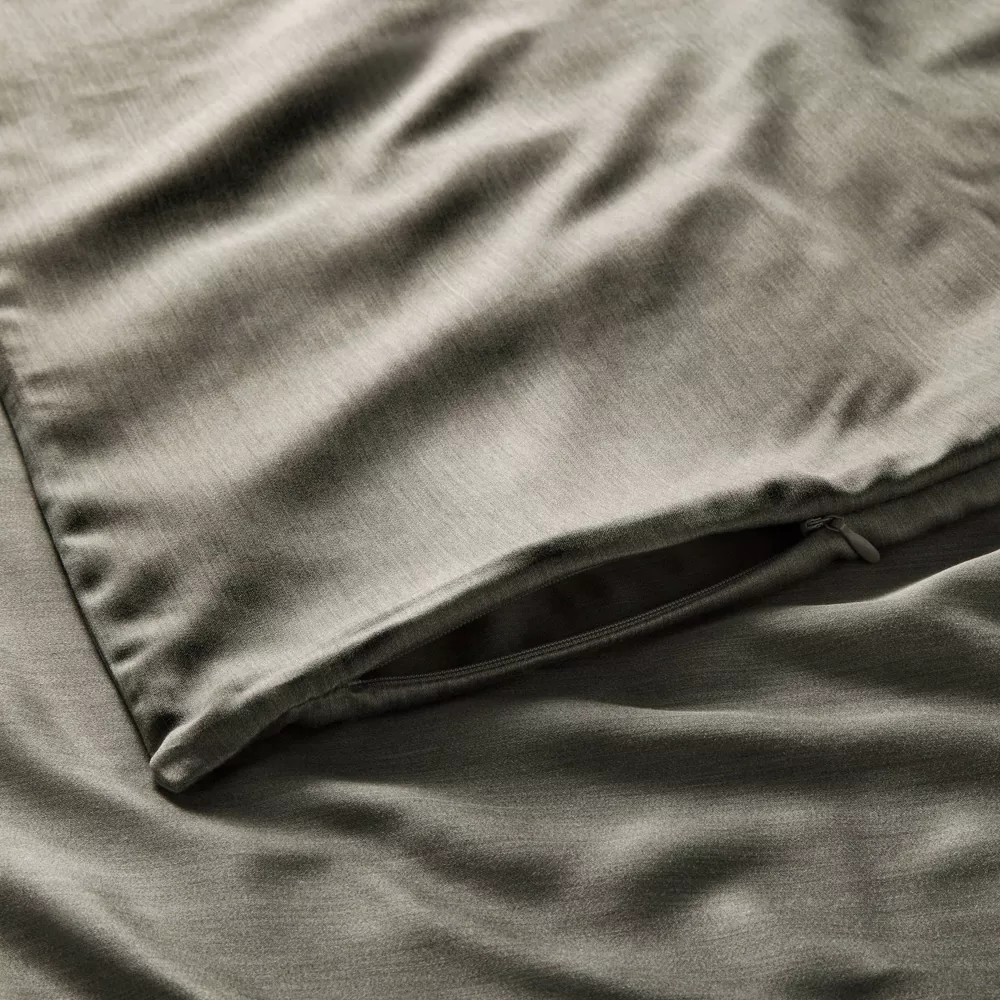 King/California King Rayon from Bamboo Comforter Set Olive Green - Image 3