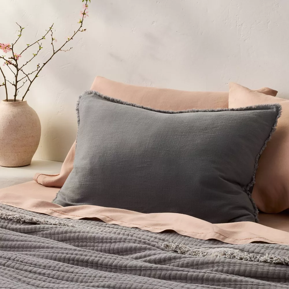 King Heavyweight Linen Blend Comforter King Set - Image 2