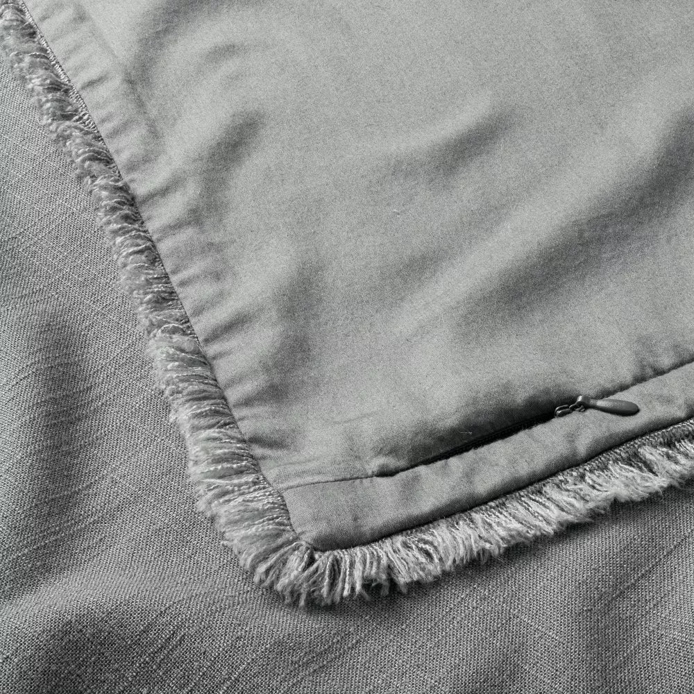 King Heavyweight Linen Blend Comforter King Set - Image 3