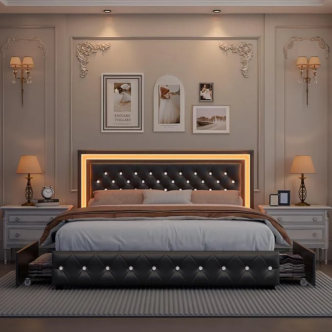 King LED Bed Frame