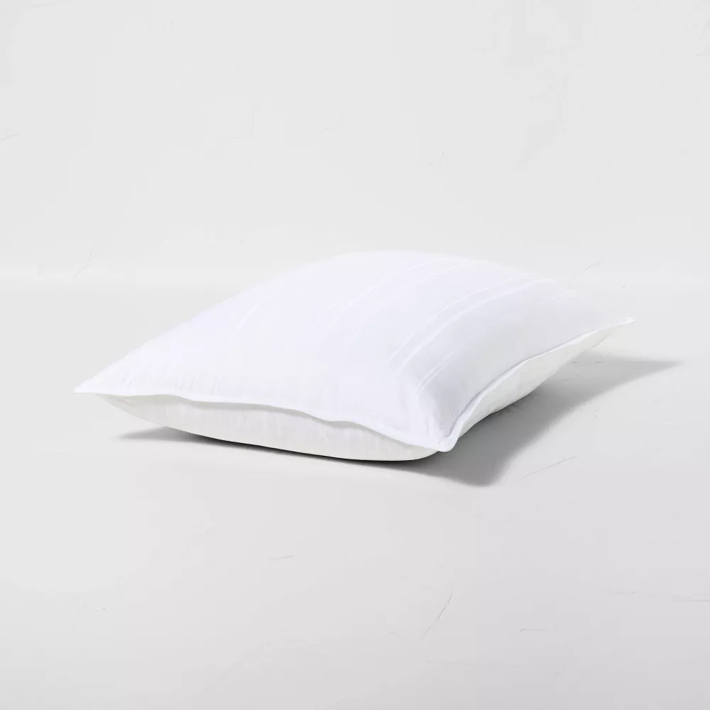 King Machine Washable Firm Down Bed Pillow - Image 2