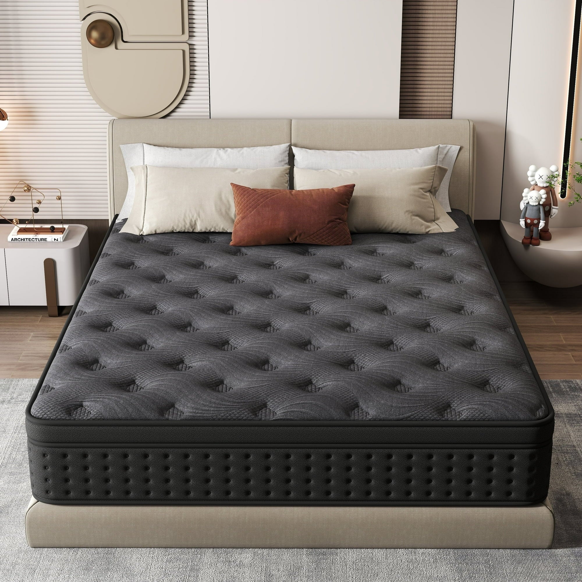 King Mattress in a Box Hybrid Gel Memory Foam