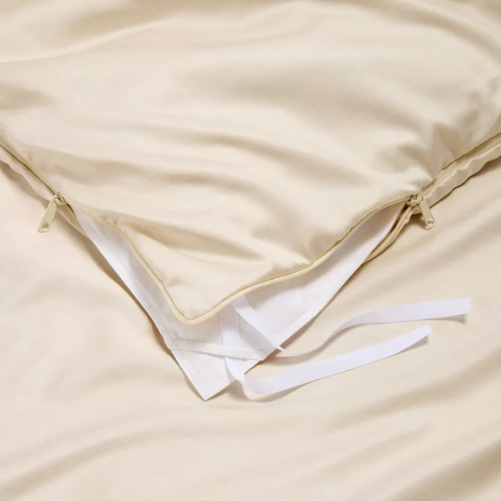 King Rayon from Bamboo Duvet Set Natural - Image 3