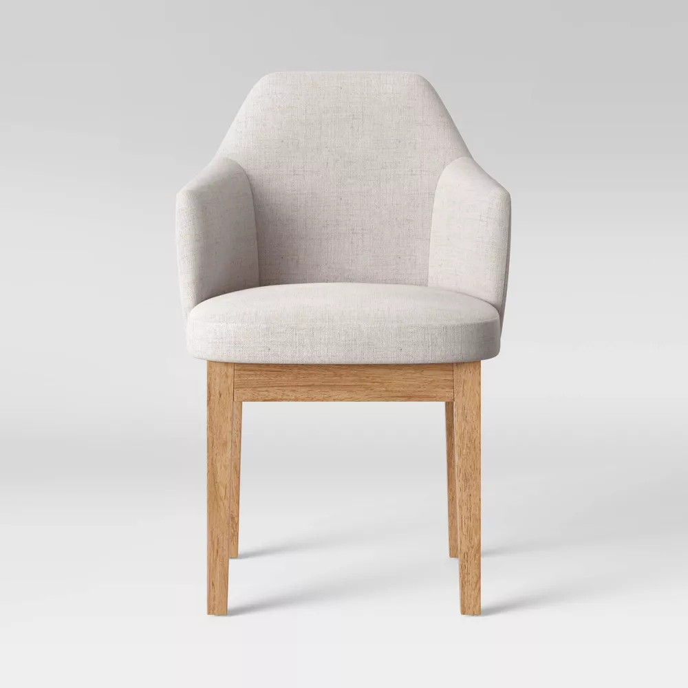 Kinston Curved Back Upholstered Dining Chair 1-Piece - Image 4