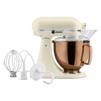 10-Speed Stand Mixer with Copper Bowl Fresh Linen - Metal - Image 3