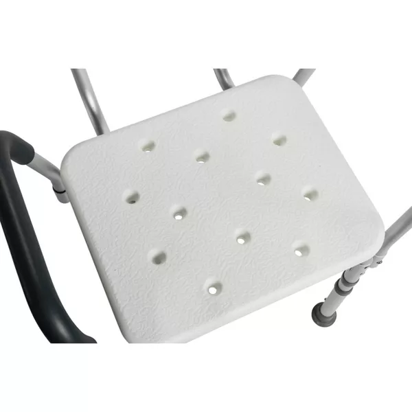 Knock Down Bath Bench with Back and Padded Arms - Image 3