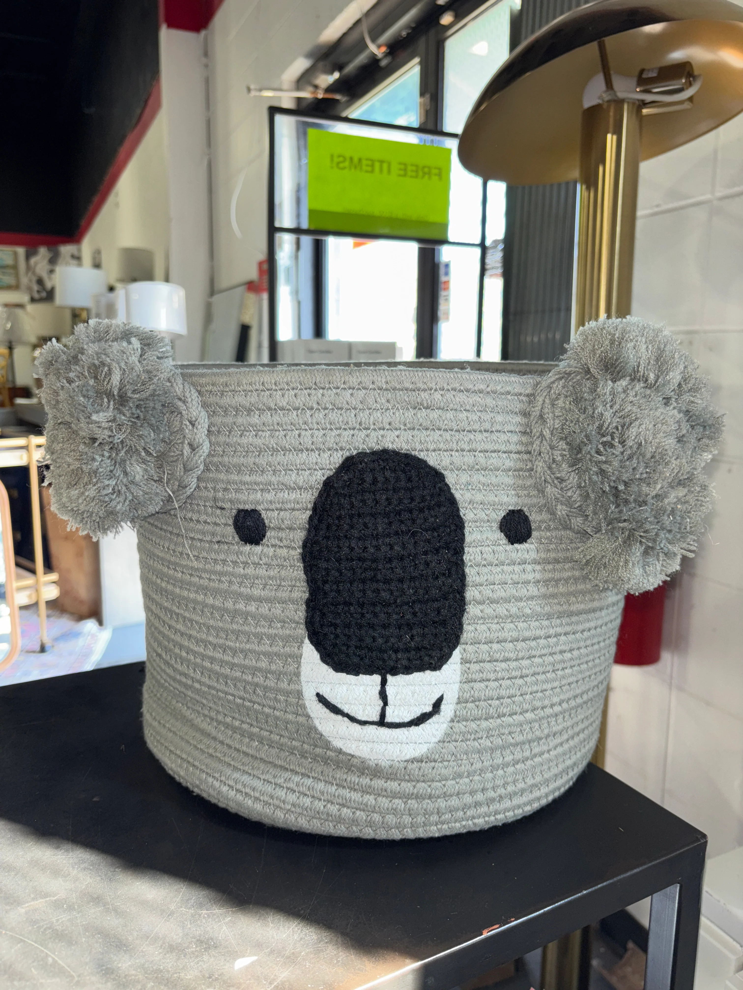 Koala Kids' Coiled Rope Basket SHOWROOM ITEM - Image 2