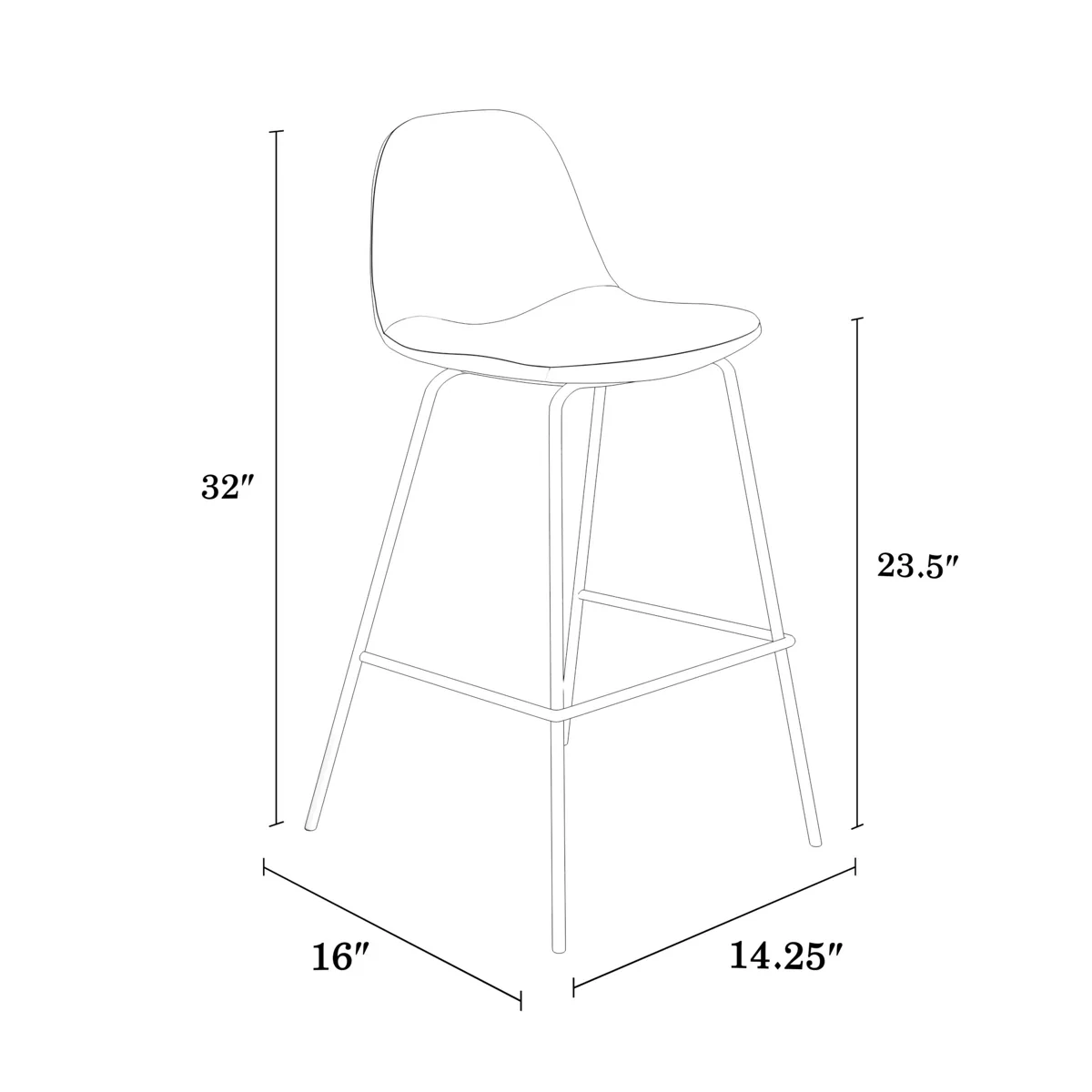 Kody Upholstered Bar & Counter Stool (Set of 2) - Image 4