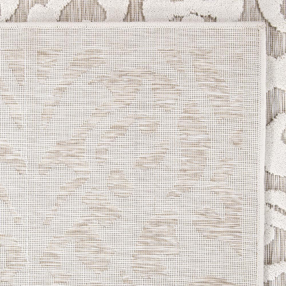 Lady Bird Driftwood Damask Outdoor Rug 9' X 13' - Image 4