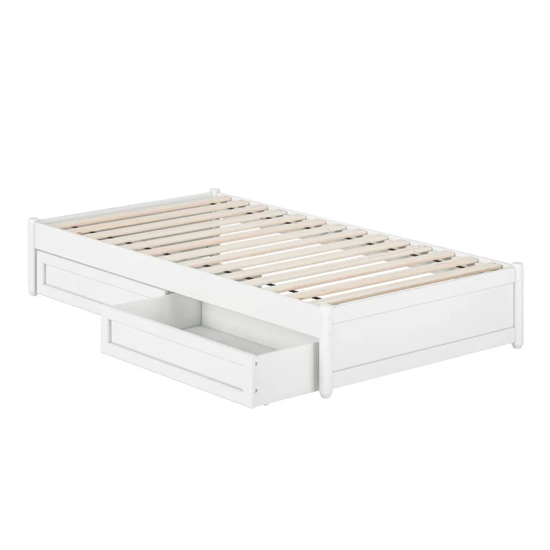 Lamariah Solid Wood Platform Storage Bed - Twin - Image 3