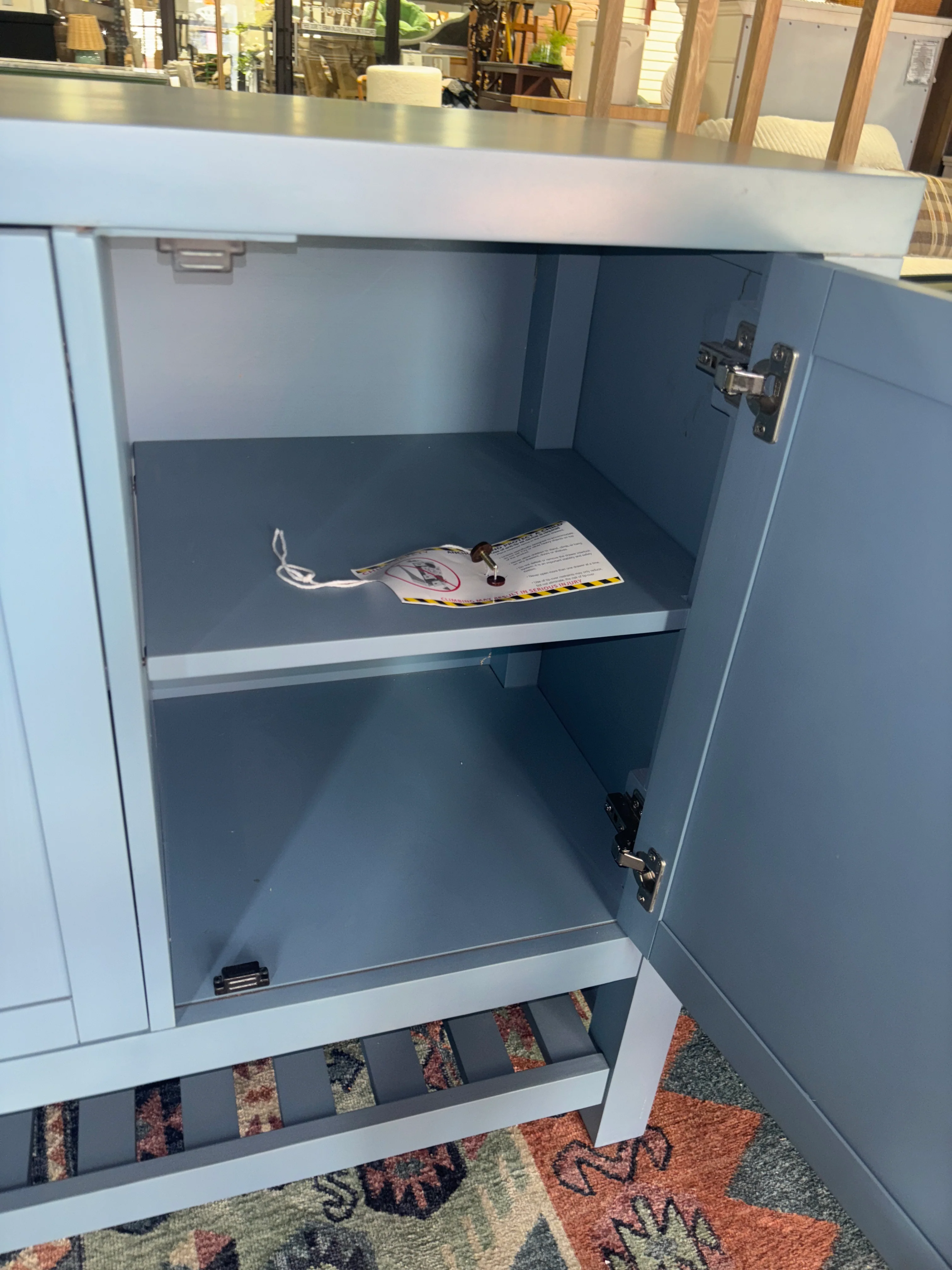 Lana 72'' Sideboard - Blue SHOWROOM ITEM - Image 6
