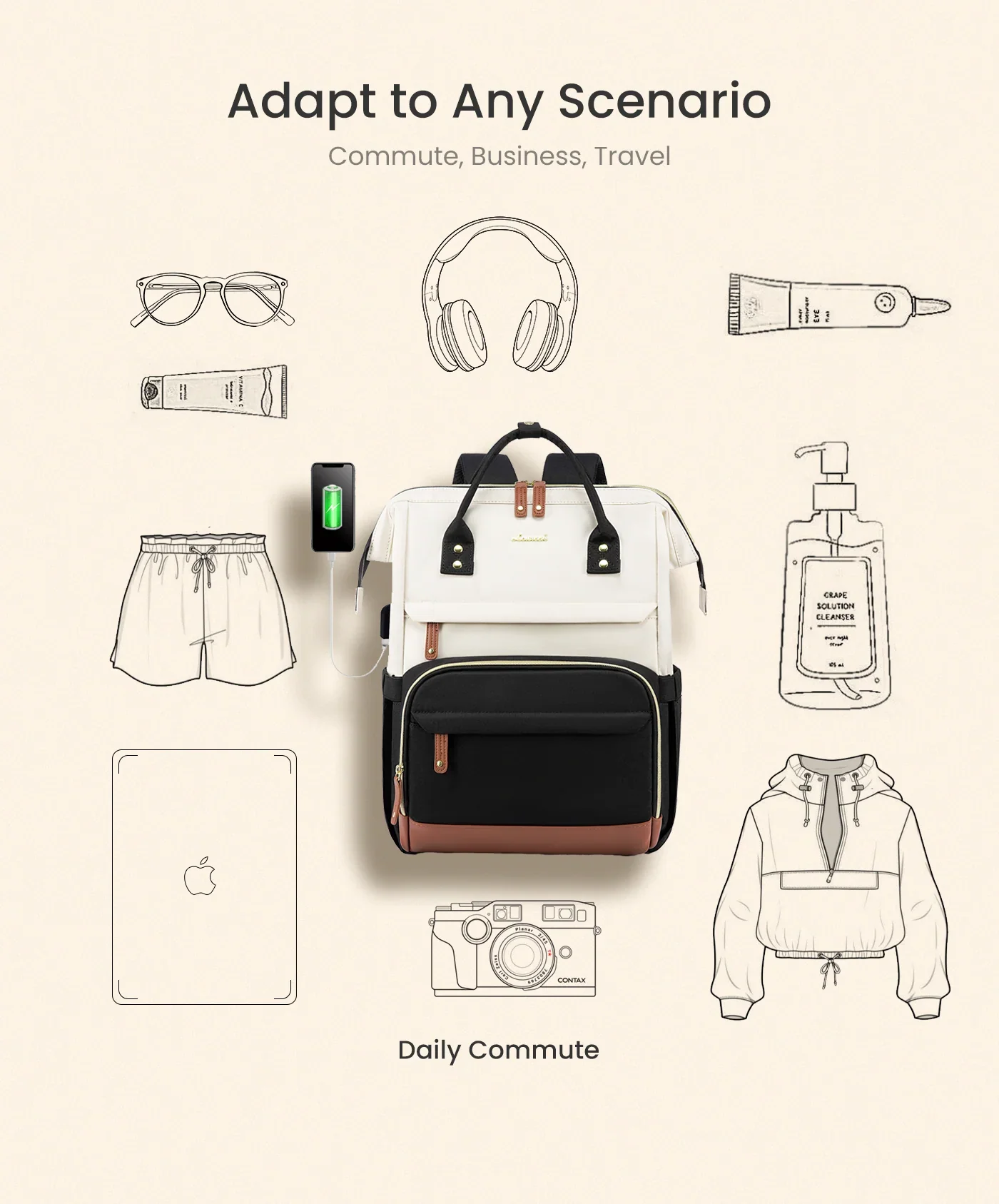 Lantana Laptop Backpack - Image 4