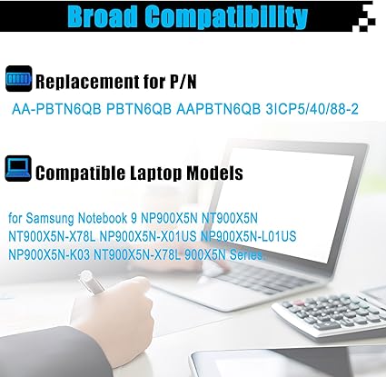Laptop Battery Replacement for Samsung Notebook - Image 4