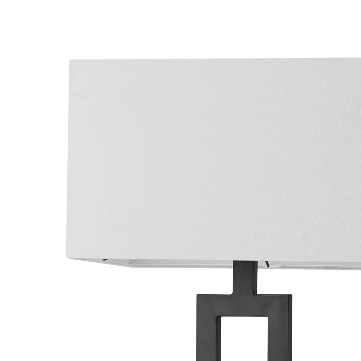 Larde Matte Black Column Floor Lamp - Image 4