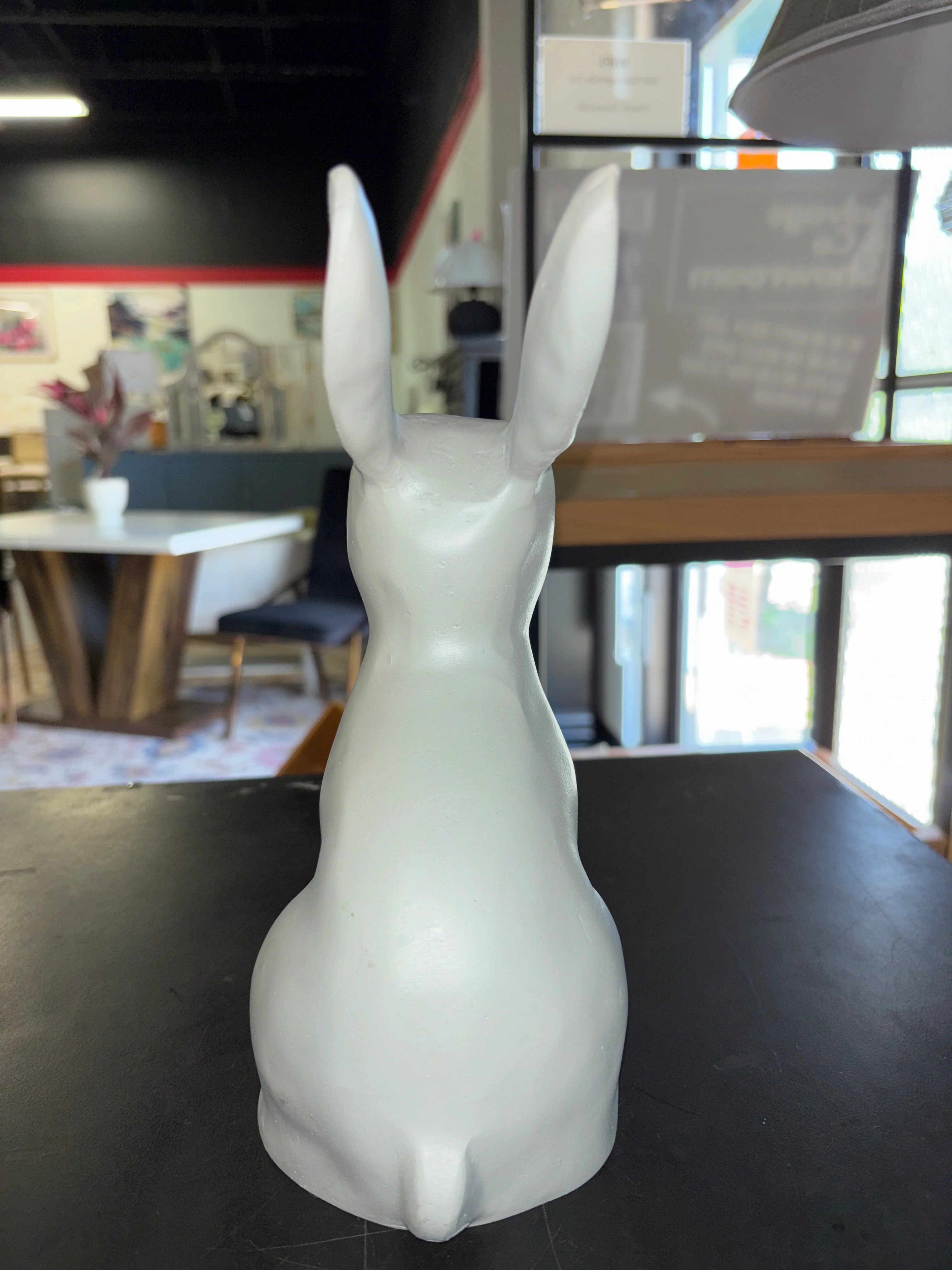 Large Cement Rabbit Outdoor Garden Figurine SHOWROOM ITEM - Image 4