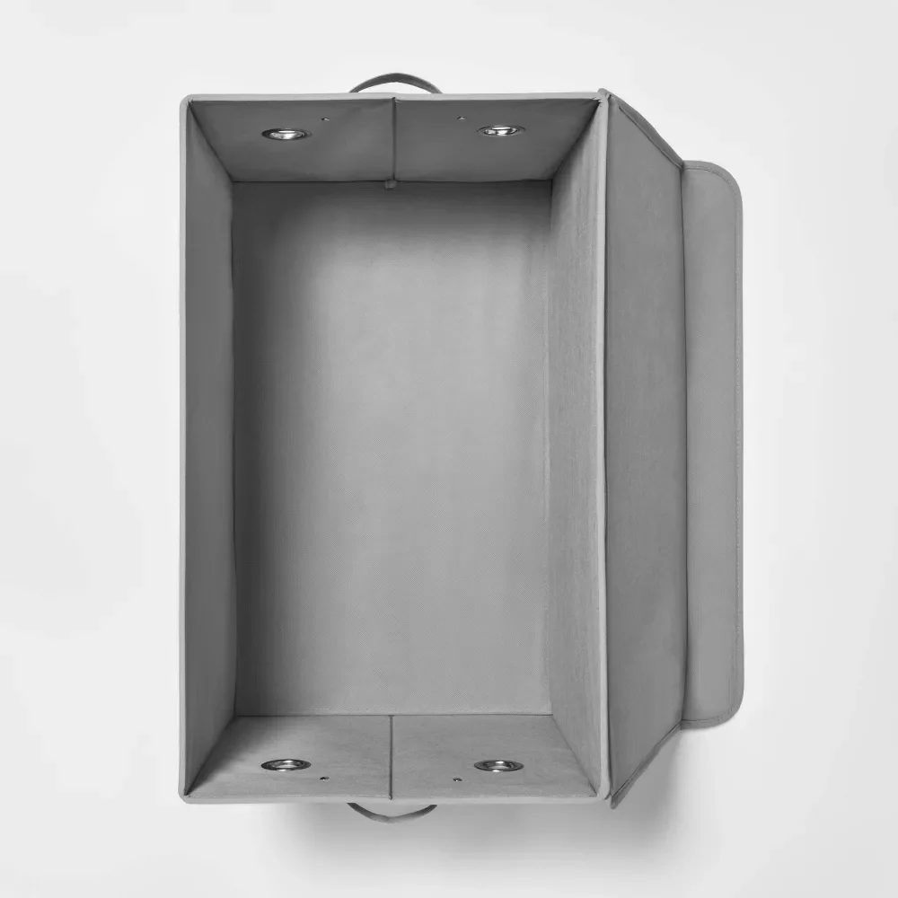 Large Rectangle Kids' Storage Striped Bin - Image 2