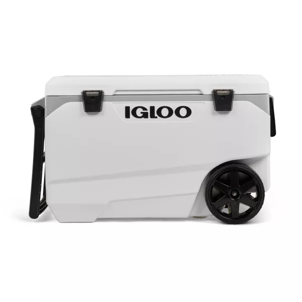 Latitude Rolling Cooler - White: Polyethylene, Tow Handle - Image 3