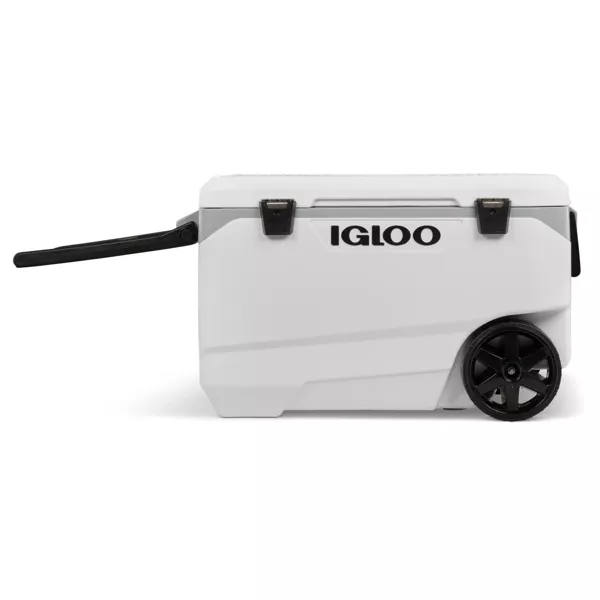 Latitude Rolling Cooler - White: Polyethylene, Tow Handle - Image 4