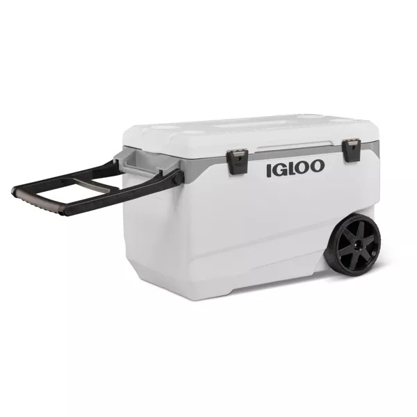 Latitude Rolling Cooler - White: Polyethylene, Tow Handle - Image 5