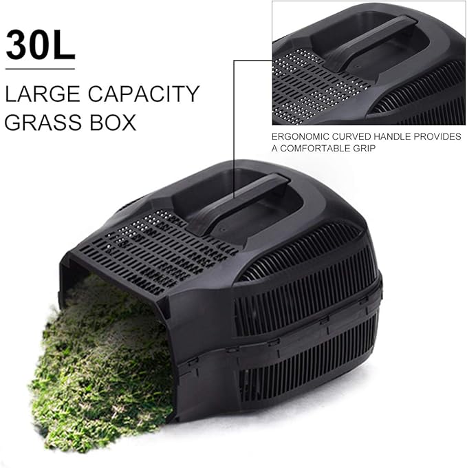 Lawn Mower 2-in-1 Electric Lawn Mower with Grass Collection Bag - Image 3