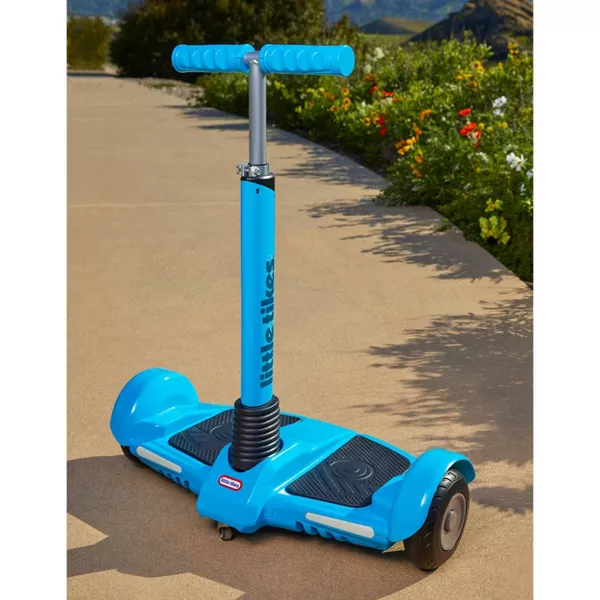Lean to Turn Electric Scooter - Blue - Image 4