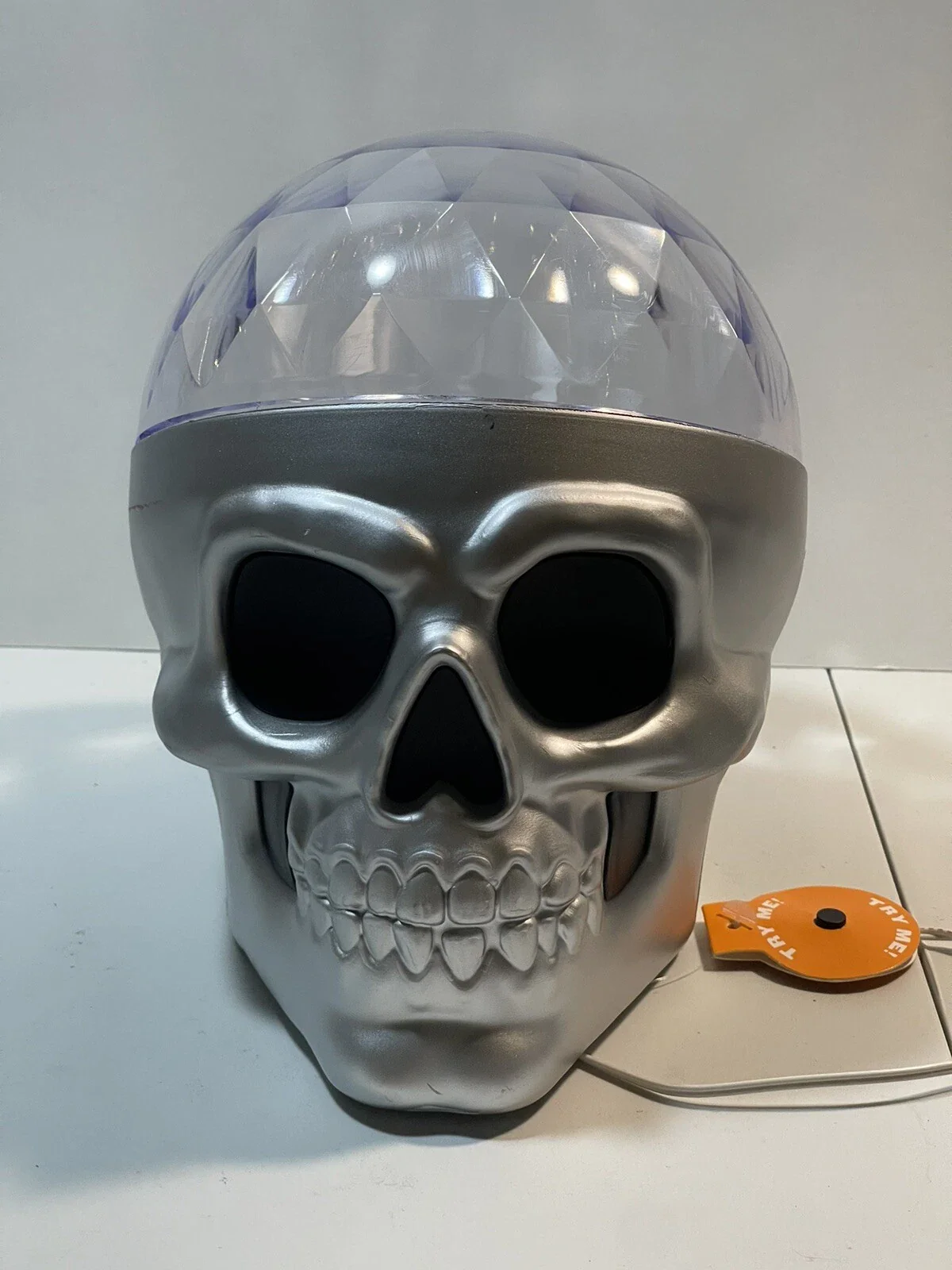 LED Disco Neon Halloween Sound And Lights Skull