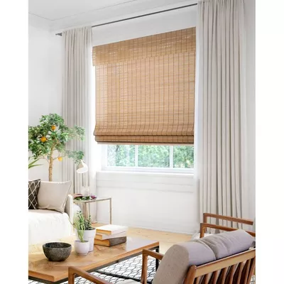 Light Filtering Bamboo Roman Shade - Image 3