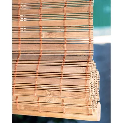 Light Filtering Bamboo Roman Shade - Image 4