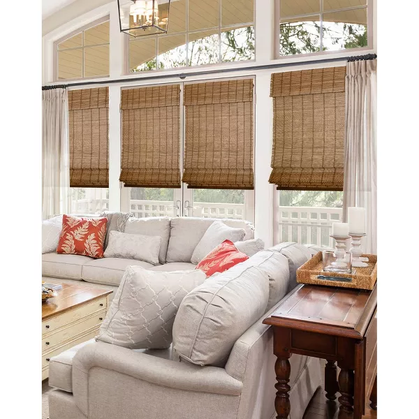 Light Filtering Bamboo Roman Shade - Image 3