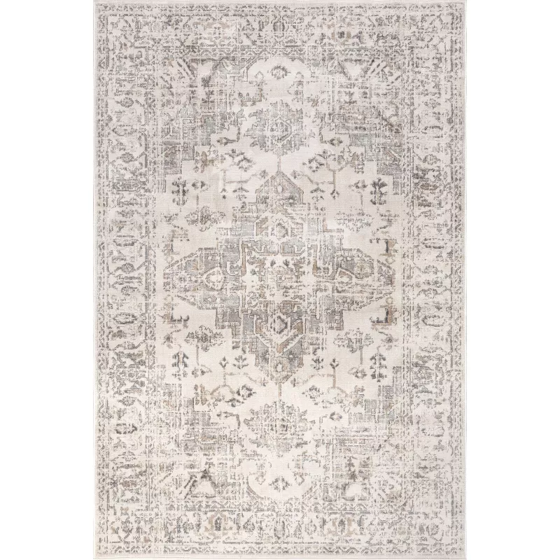 Lilibet Traditional Medallion Indoor Area Rug - 7' 6" x 9' 6"