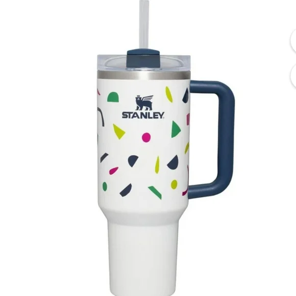 Limited Edition Stanley Flowstate Quencher H2.0 Tumbler - Abstract Geo Shapes - SHOWROOM ITEM
