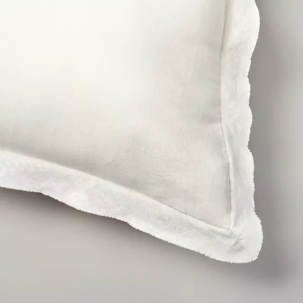 Linen Blend Euro Bed Pillow - Image 2
