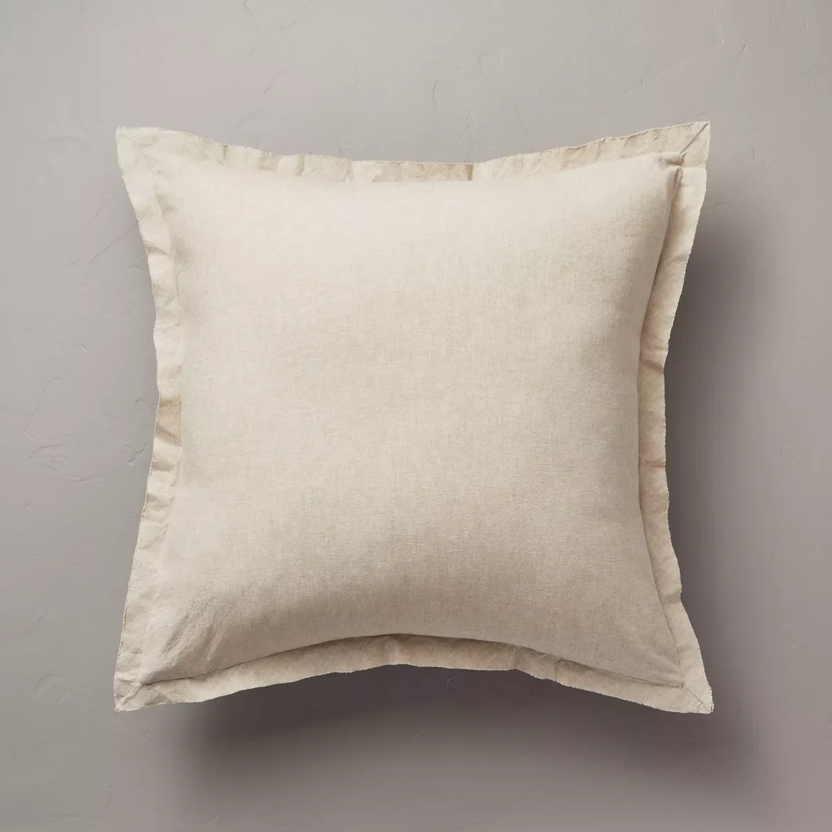 Linen Blend Euro Bed Pillow Set of 2